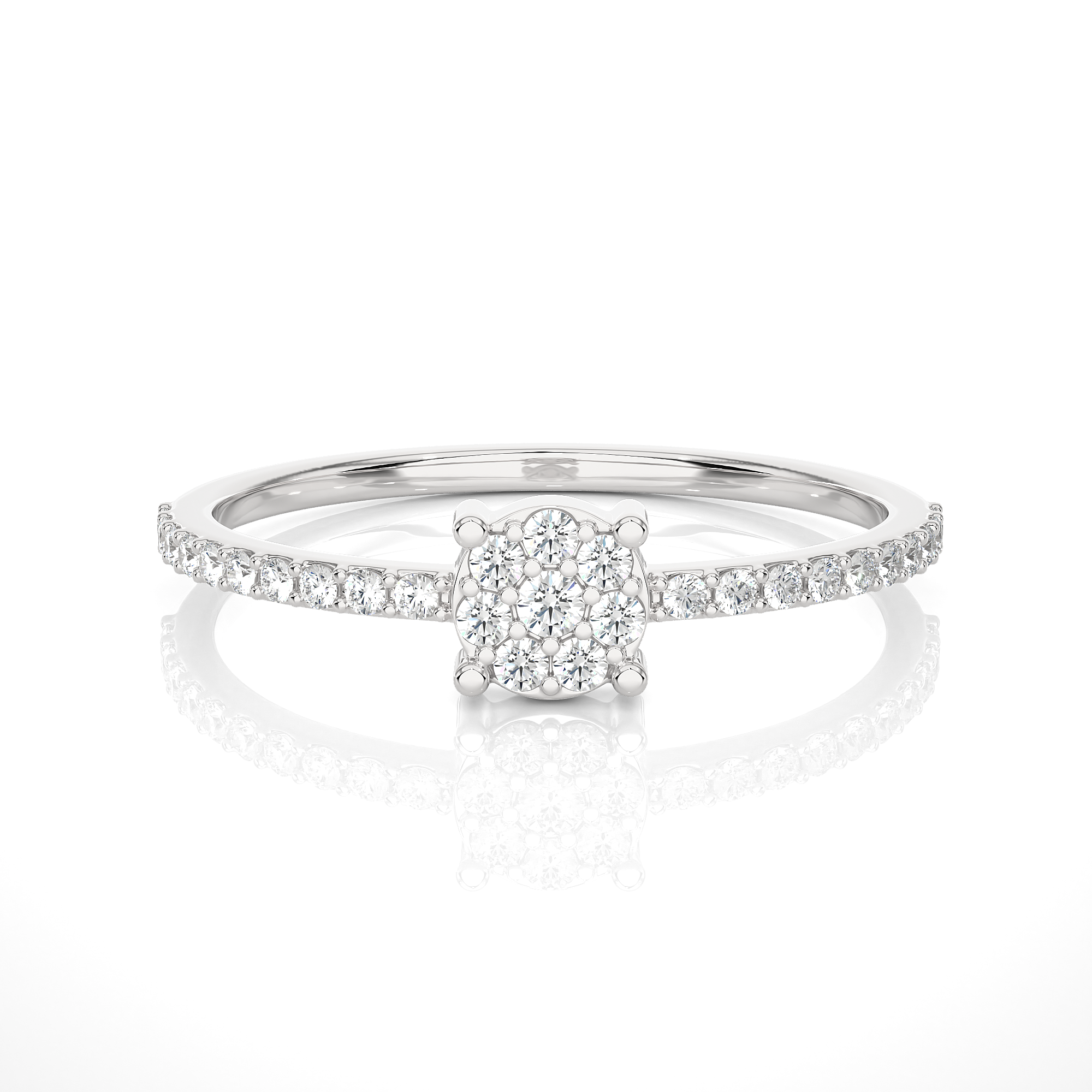 1/5 ctw Round Lab Grown Diamond Ring