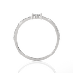 1/5 ctw Round Lab Grown Diamond Ring