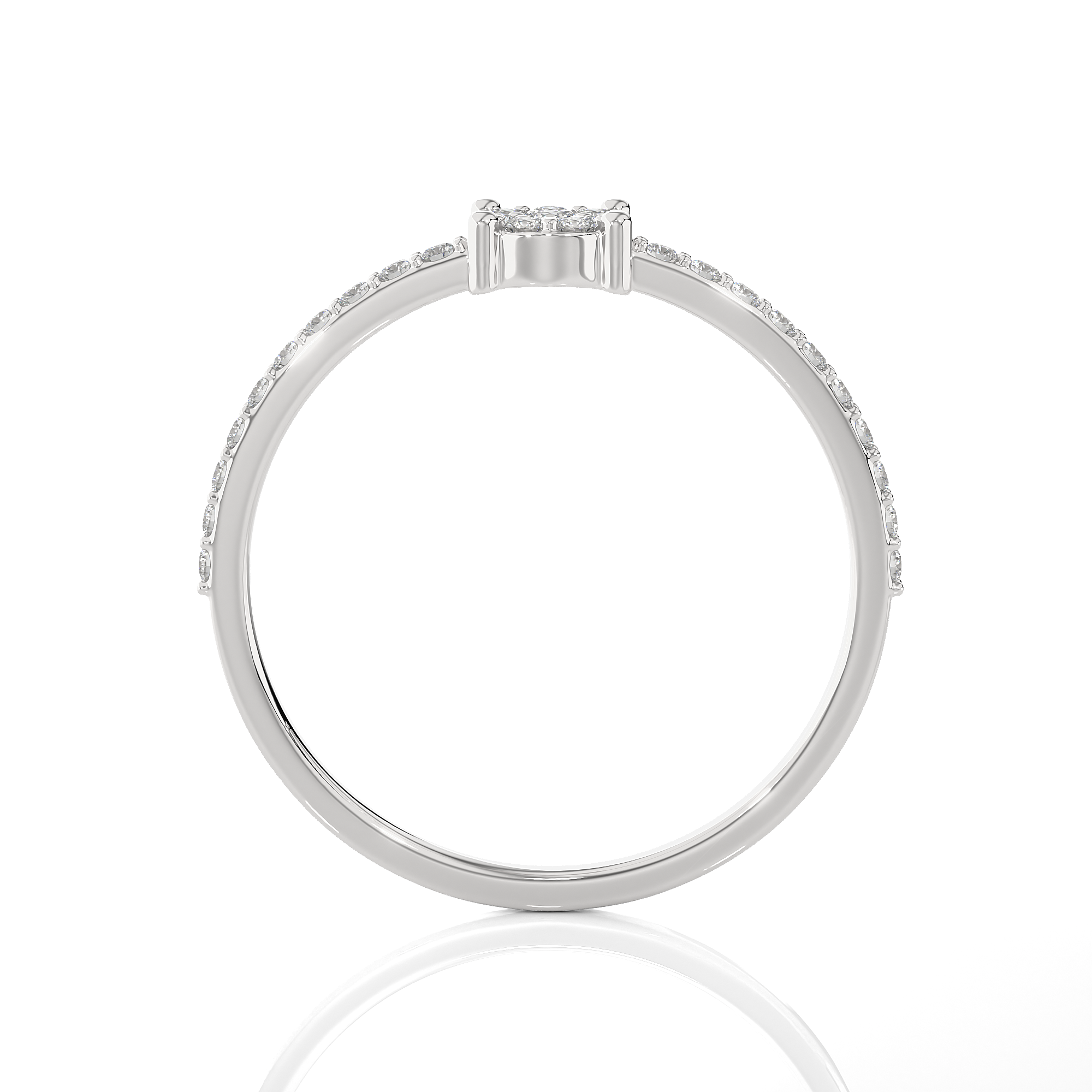 1/5 ctw Round Lab Grown Diamond Ring