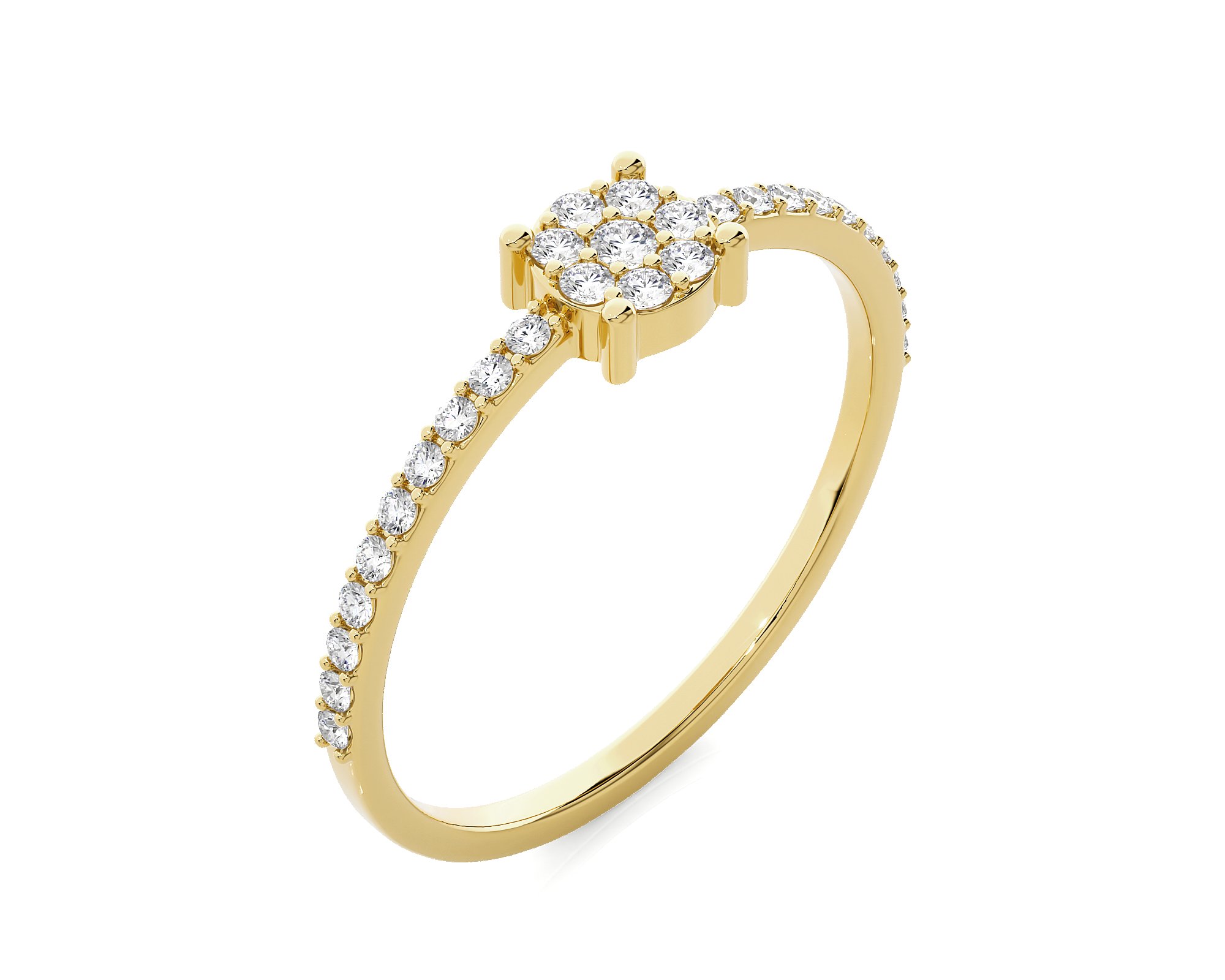 1/5 ctw Round Lab Grown Diamond Ring