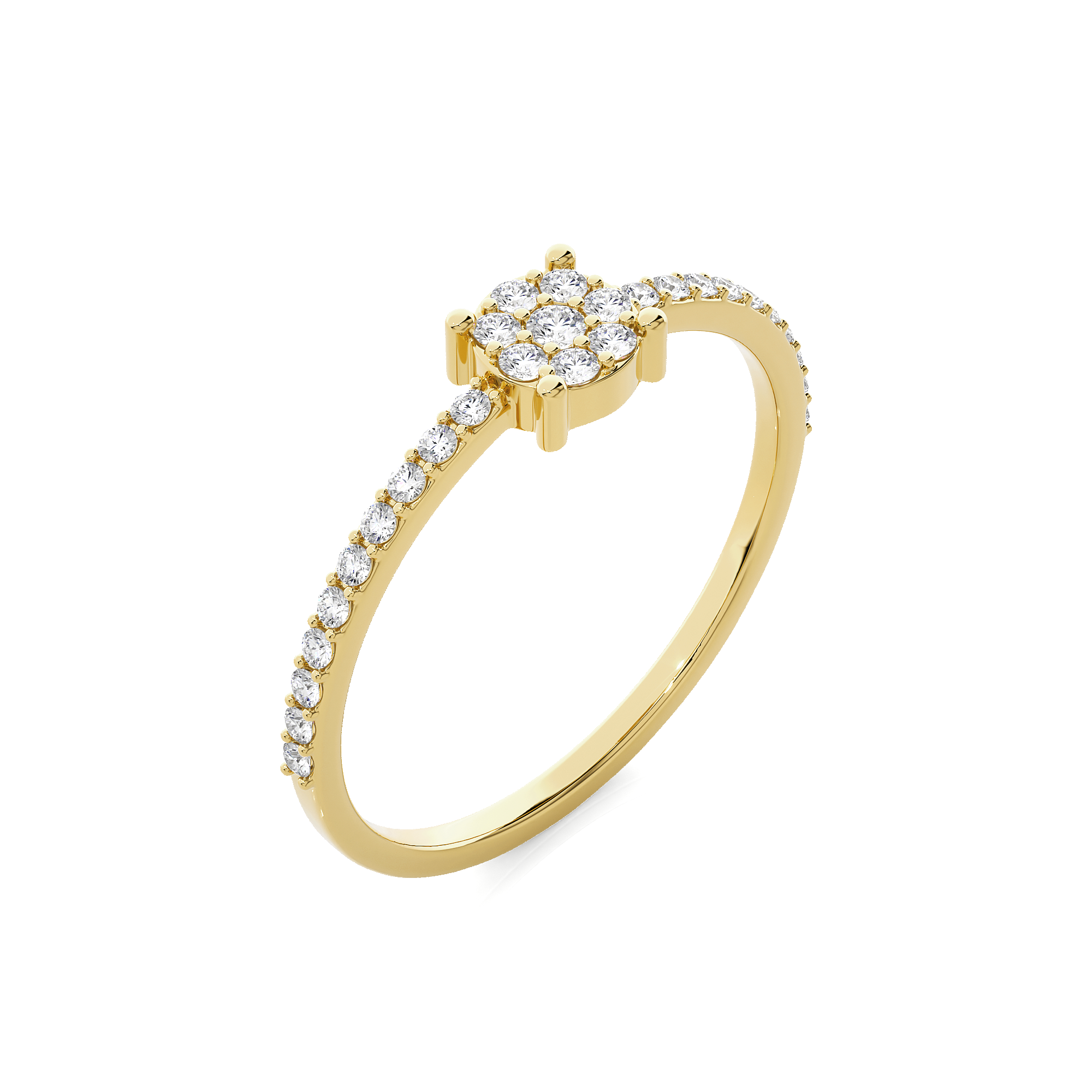 1/5 ctw Round Lab Grown Diamond Ring