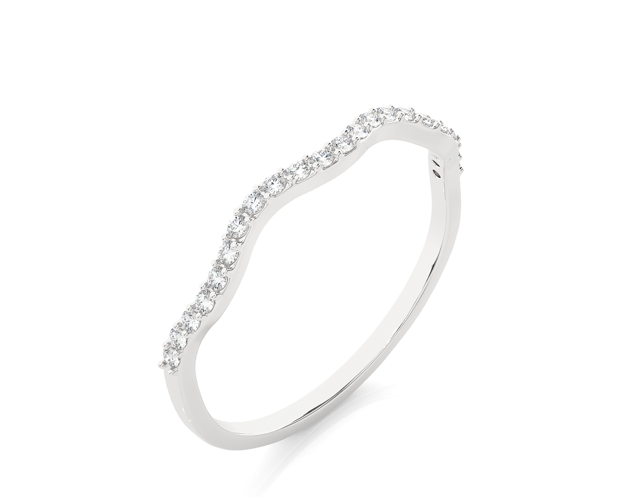 1/8 ctw Round Lab Grown Diamond Ring