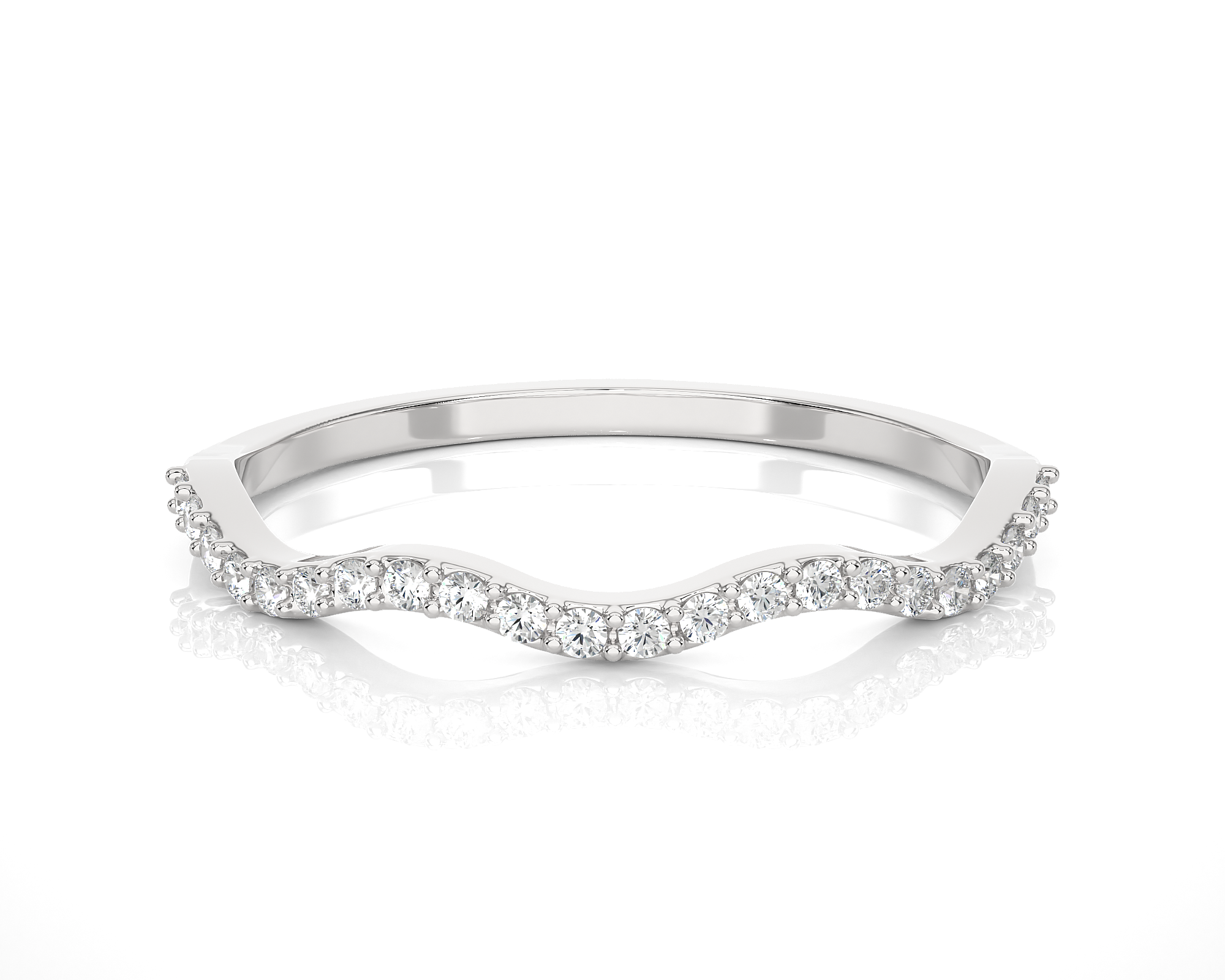 1/8 ctw Round Lab Grown Diamond Ring