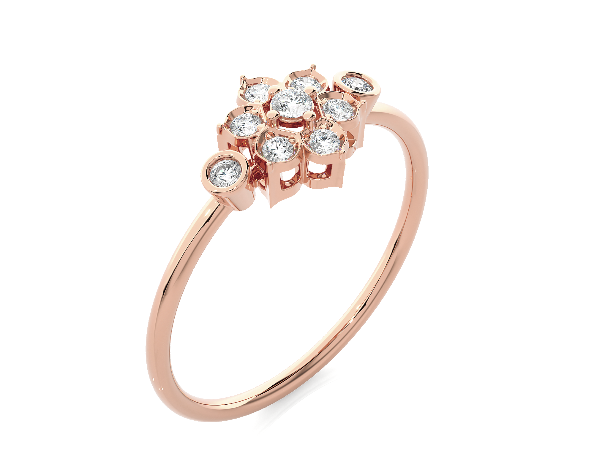 1/6 ctw Round Lab Grown Diamond Ring