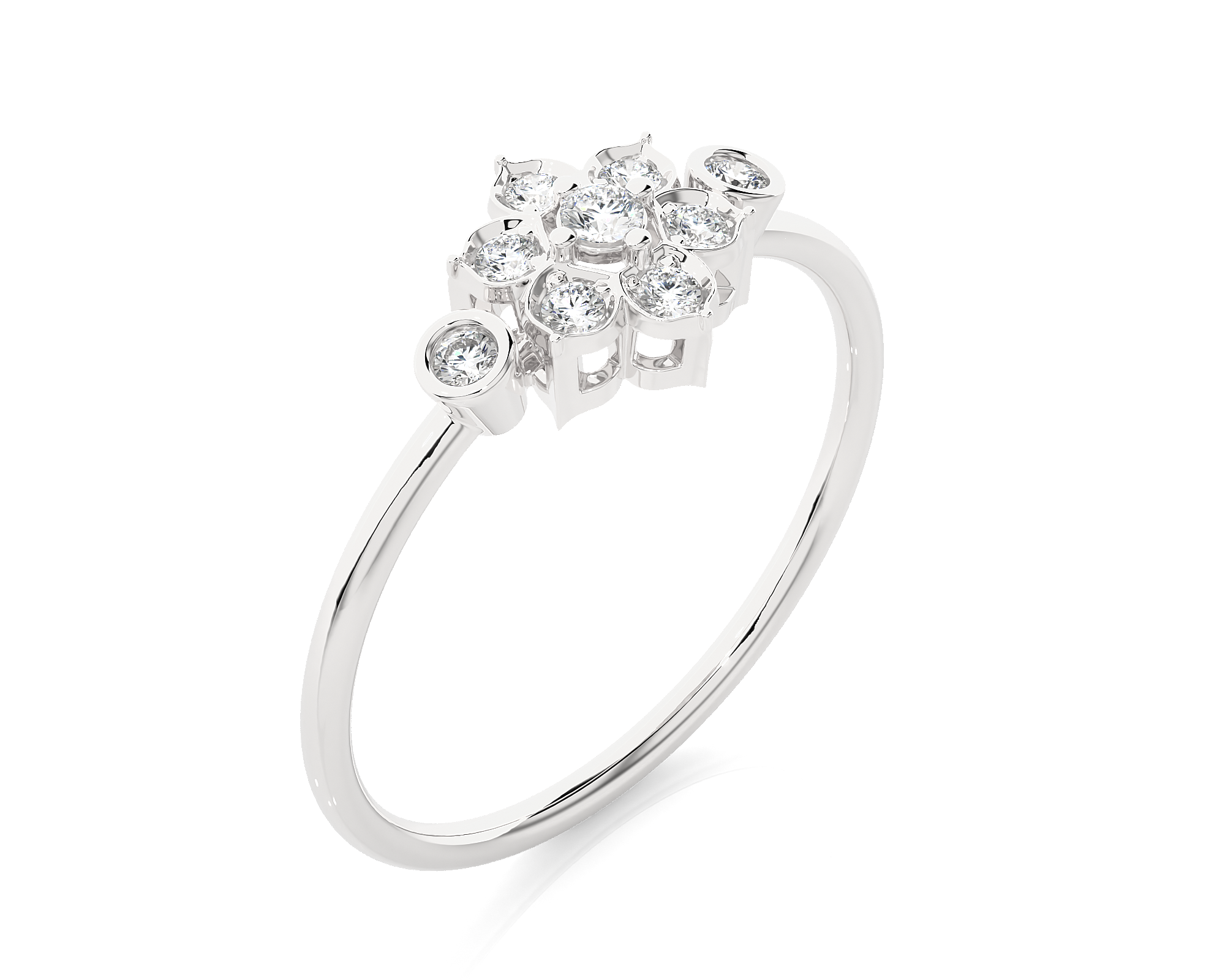 1/6 ctw Round Lab Grown Diamond Ring