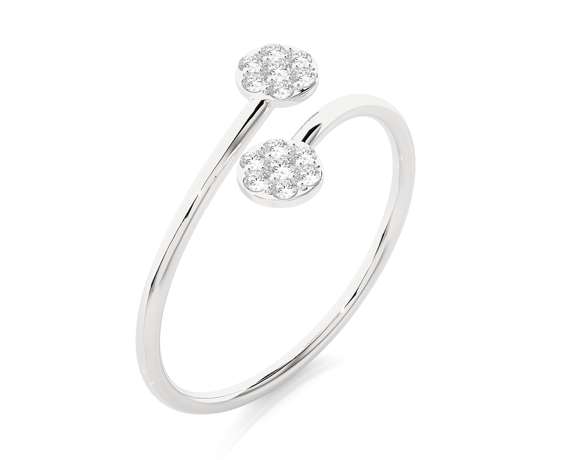 1/8 ctw Round Lab Grown Diamond Ring