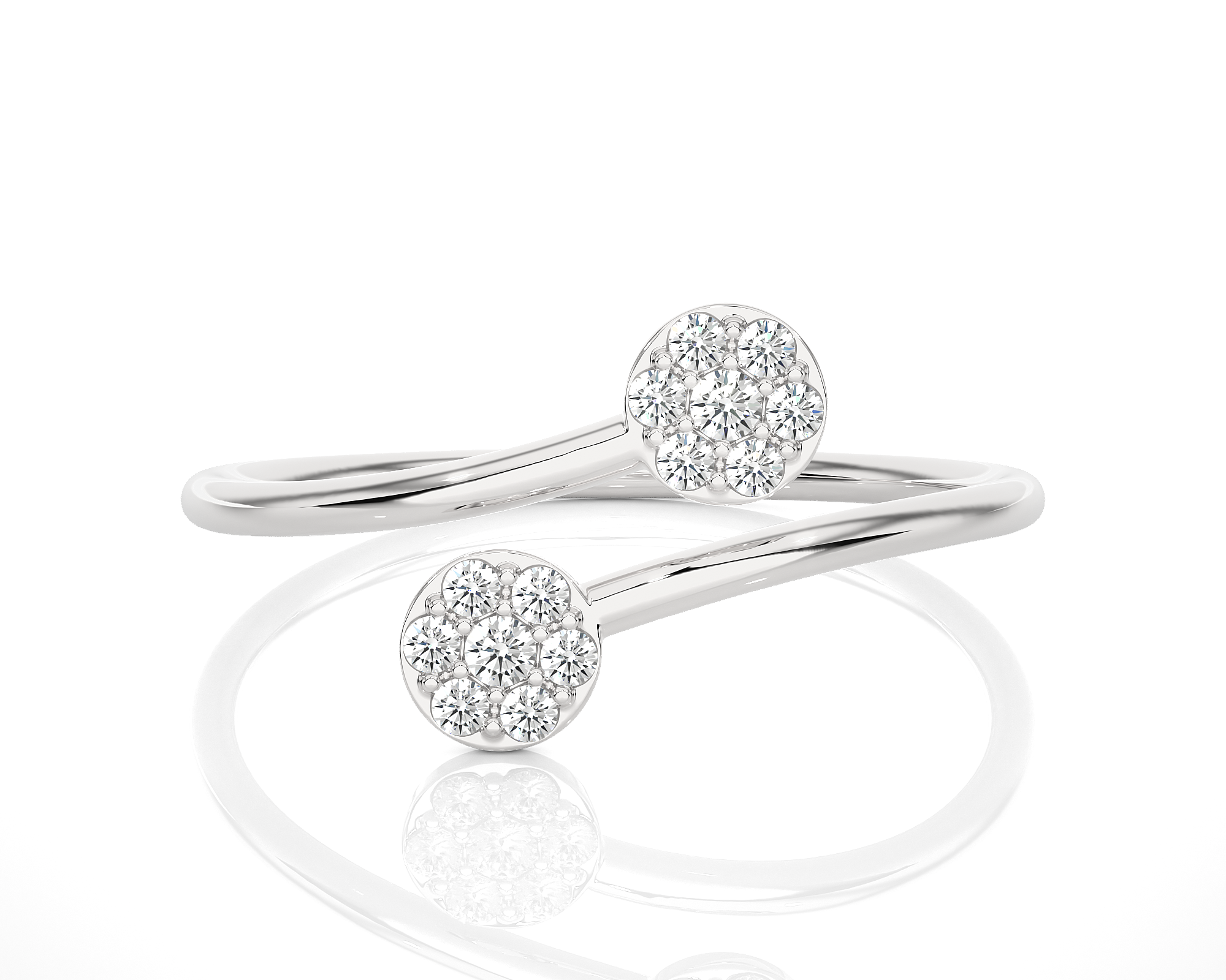 1/8 ctw Round Lab Grown Diamond Ring