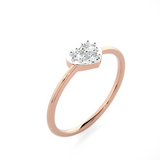 1/6 ctw Round Lab Grown Diamond Ring