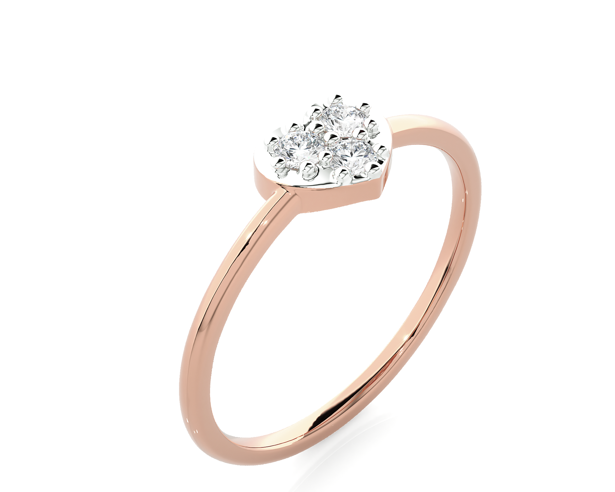 1/6 ctw Round Lab Grown Diamond Ring