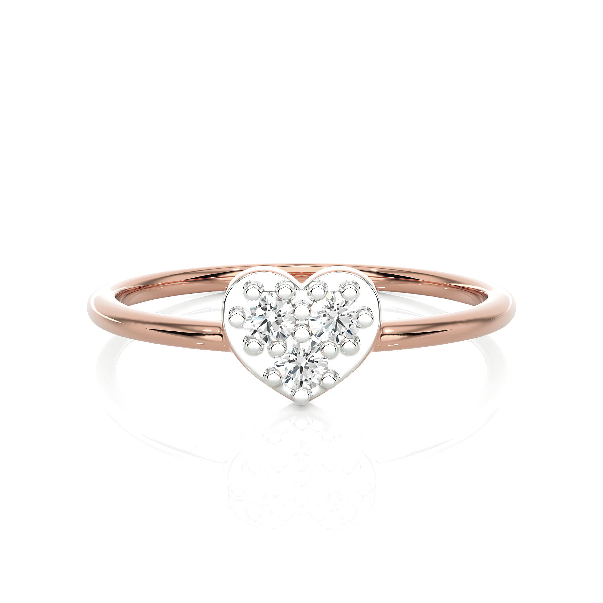 1/6 ctw Round Lab Grown Diamond Ring