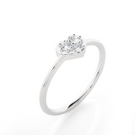 1/6 ctw Round Lab Grown Diamond Ring