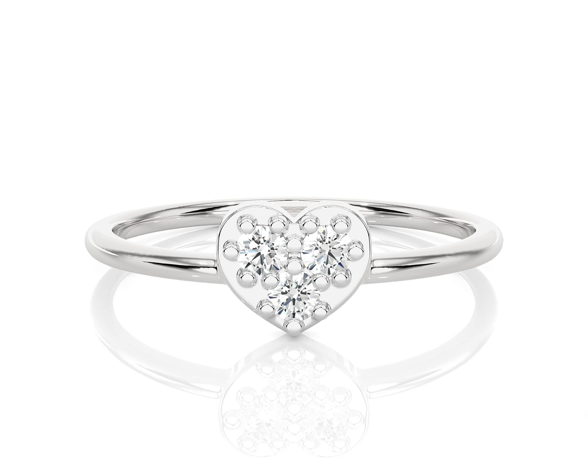 1/6 ctw Round Lab Grown Diamond Ring