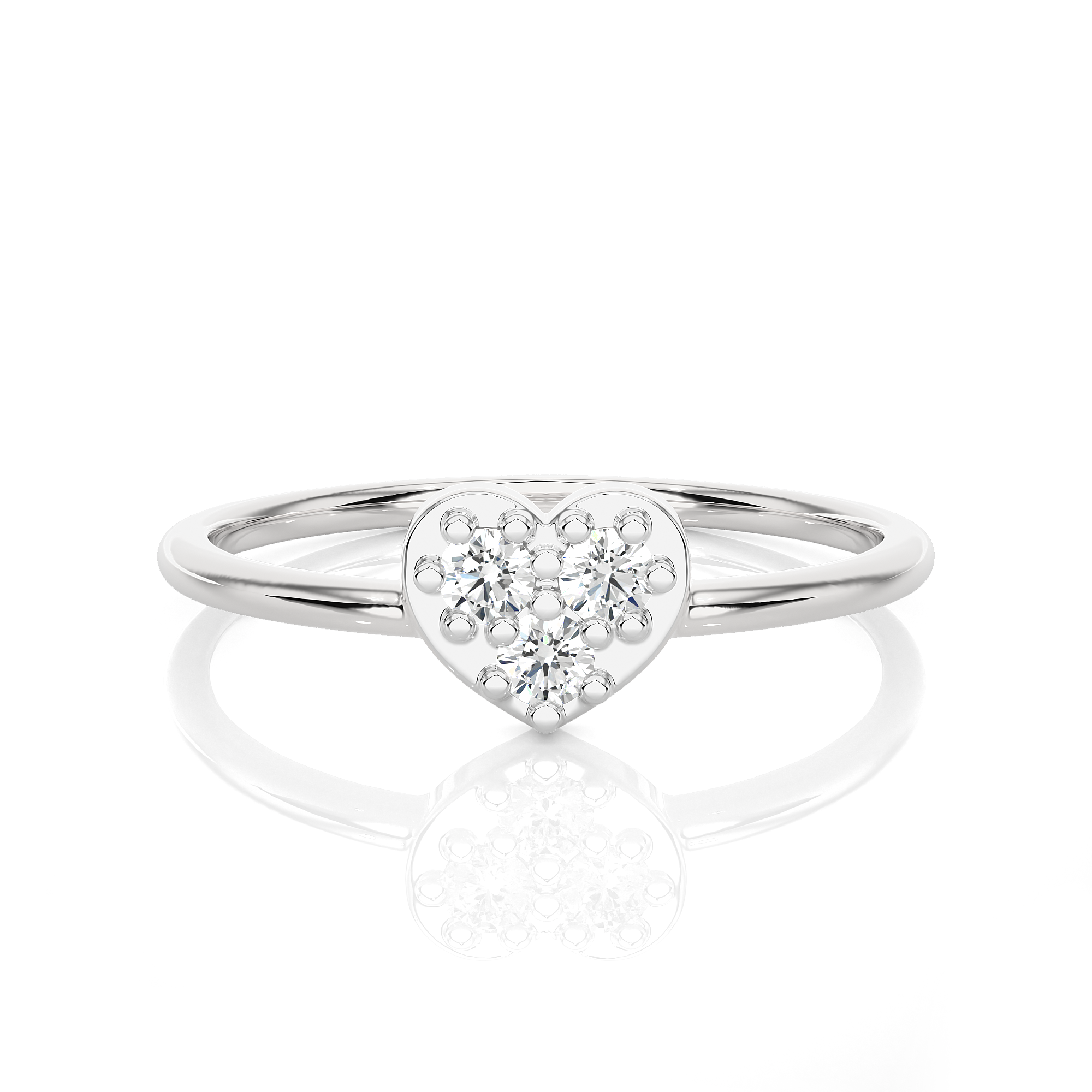 1/6 ctw Round Lab Grown Diamond Ring