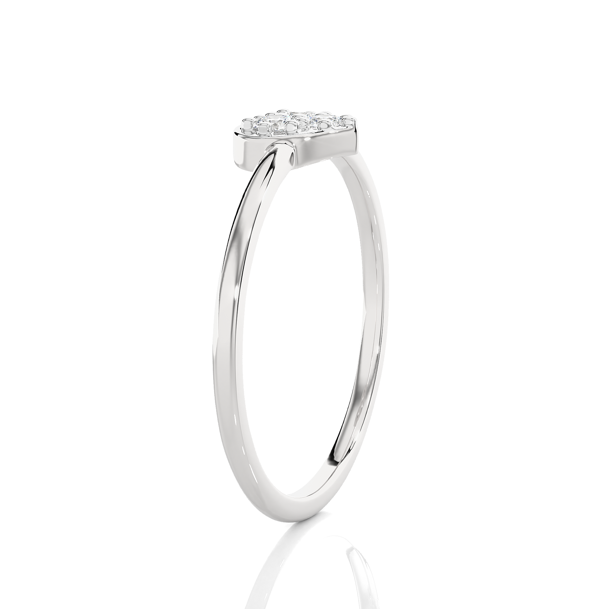 1/6 ctw Round Lab Grown Diamond Ring