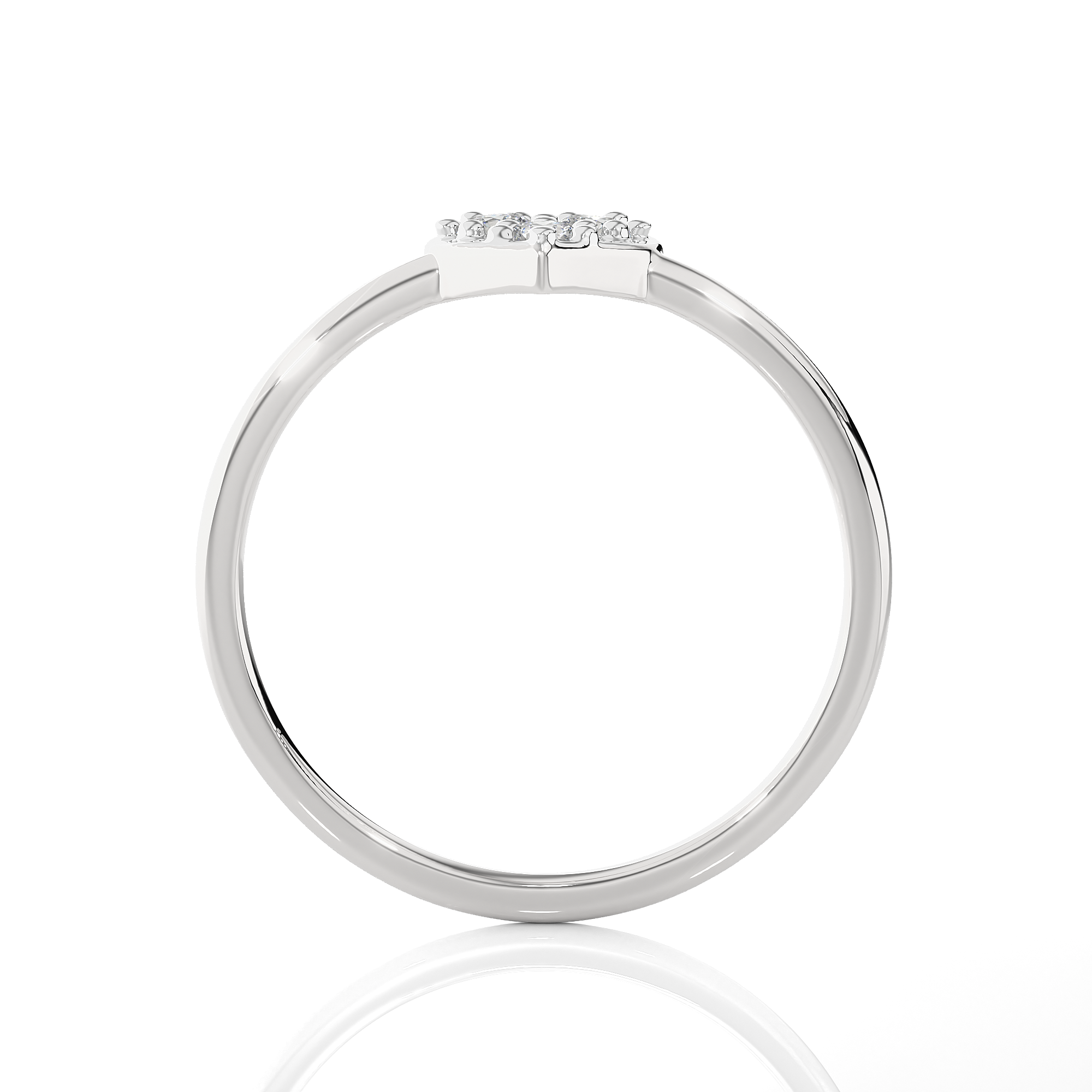1/6 ctw Round Lab Grown Diamond Ring