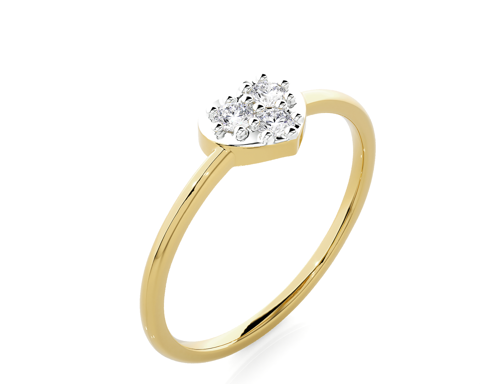 1/6 ctw Round Lab Grown Diamond Ring