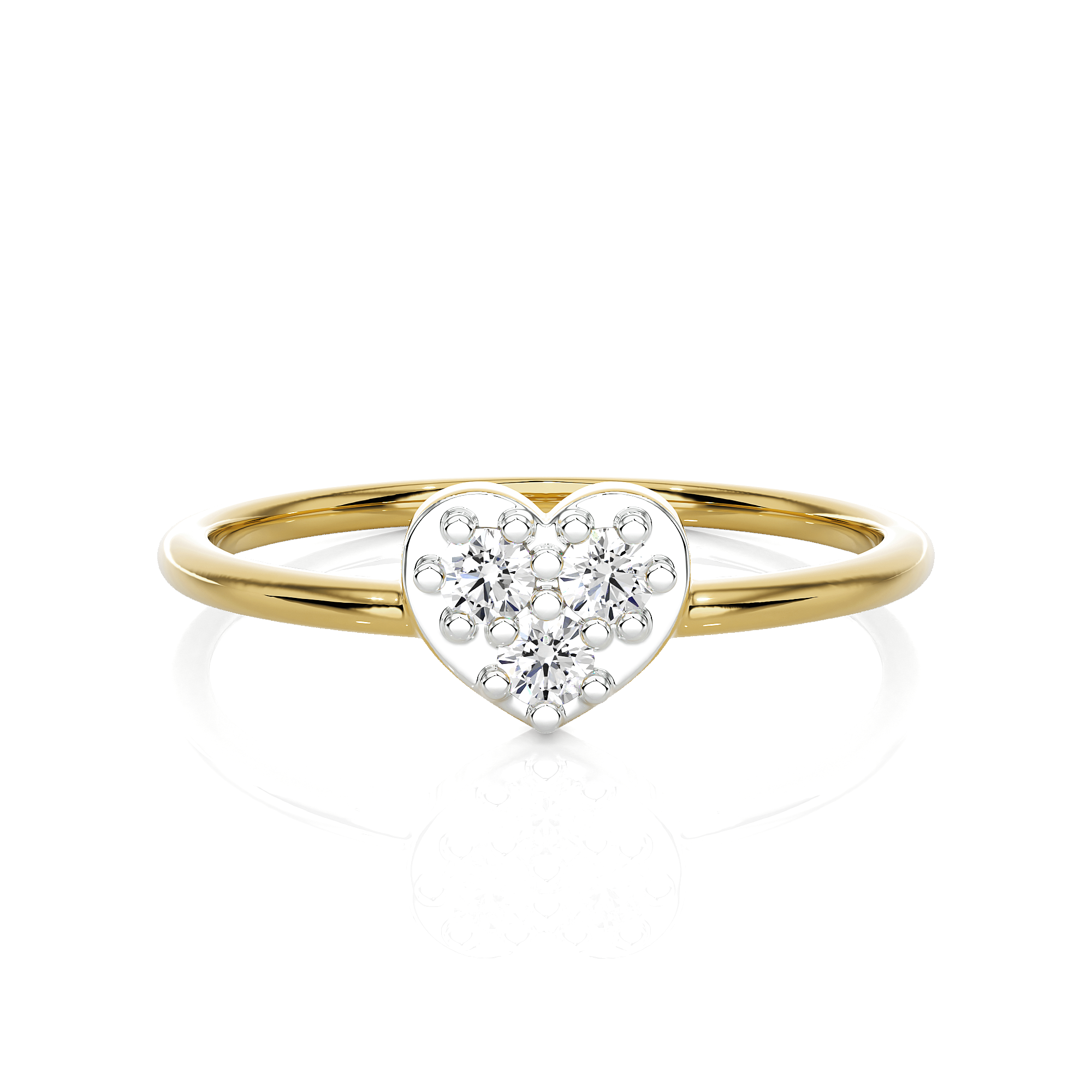 1/6 ctw Round Lab Grown Diamond Ring