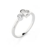 1/15 ctw Round Lab Grown Diamond Ring