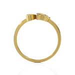 1/15 ctw Round Lab Grown Diamond Ring