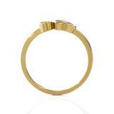 1/15 ctw Round Lab Grown Diamond Ring