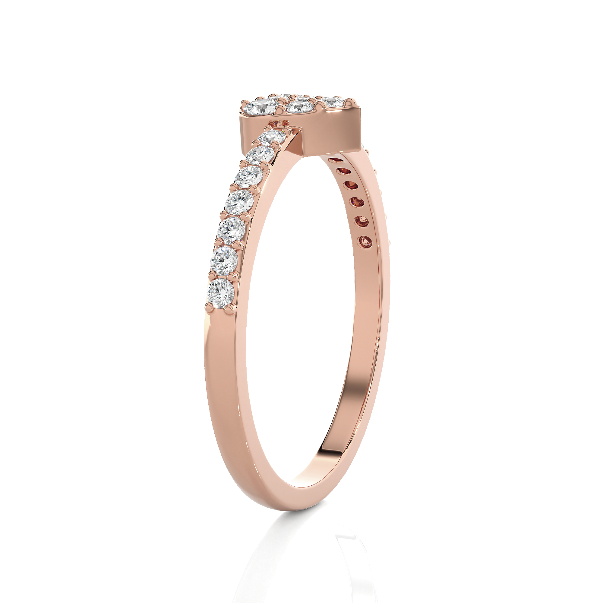 1/3 ctw Round Lab Grown Diamond Ring