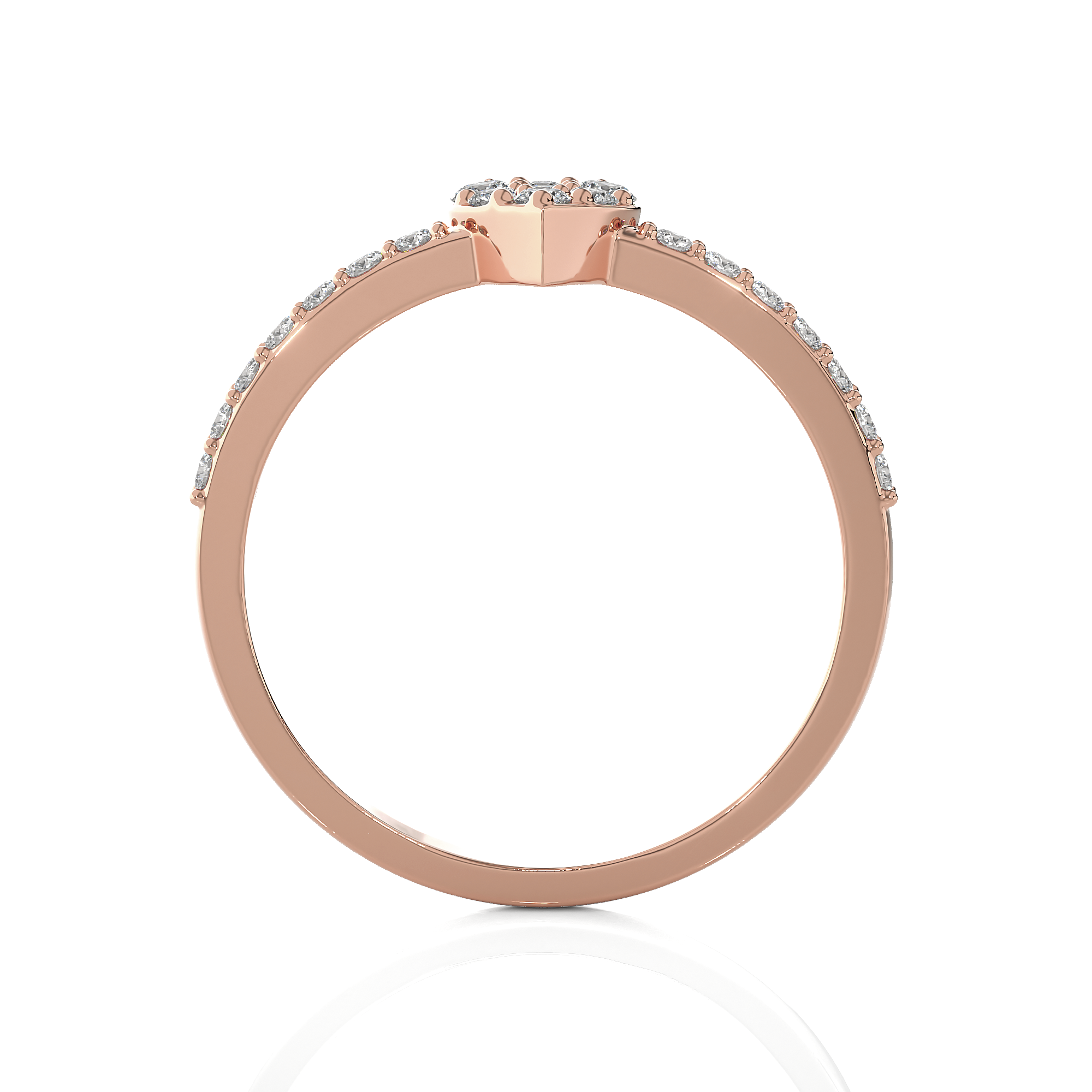 1/3 ctw Round Lab Grown Diamond Ring