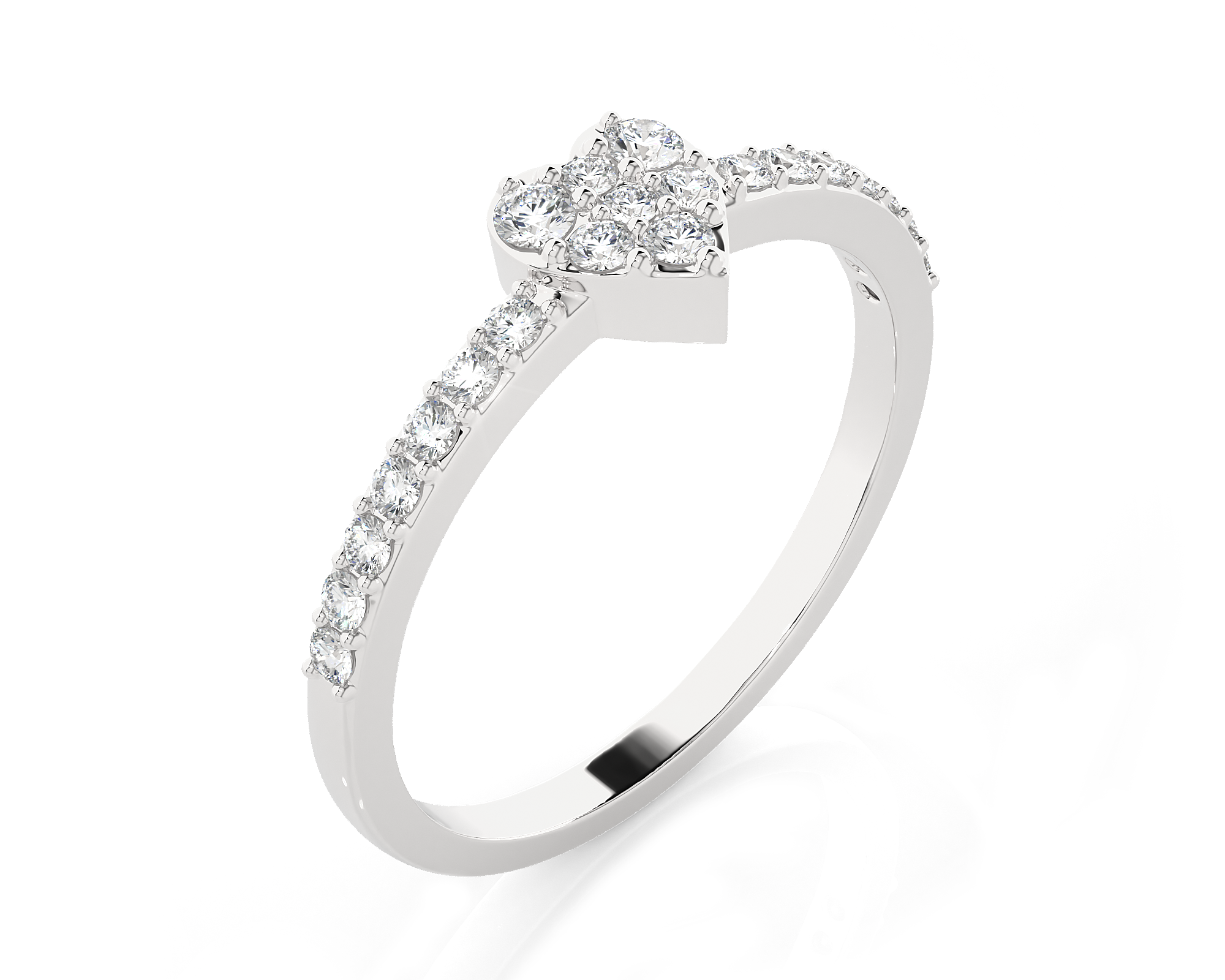 1/3 ctw Round Lab Grown Diamond Ring
