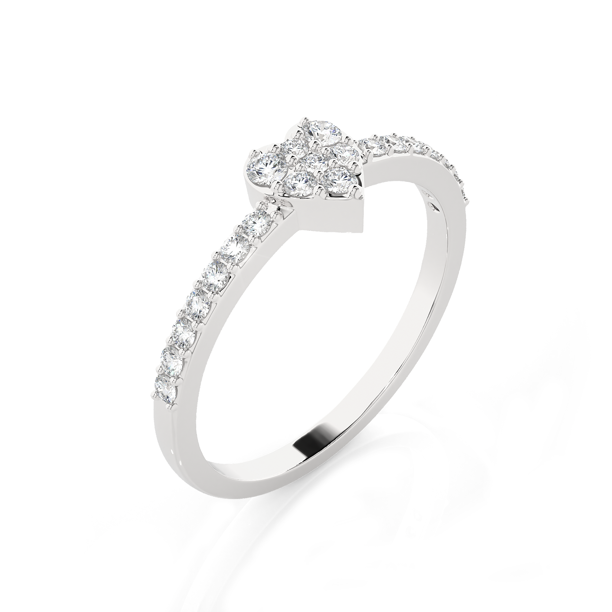 1/3 ctw Round Lab Grown Diamond Ring