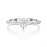 1/3 ctw Round Lab Grown Diamond Ring