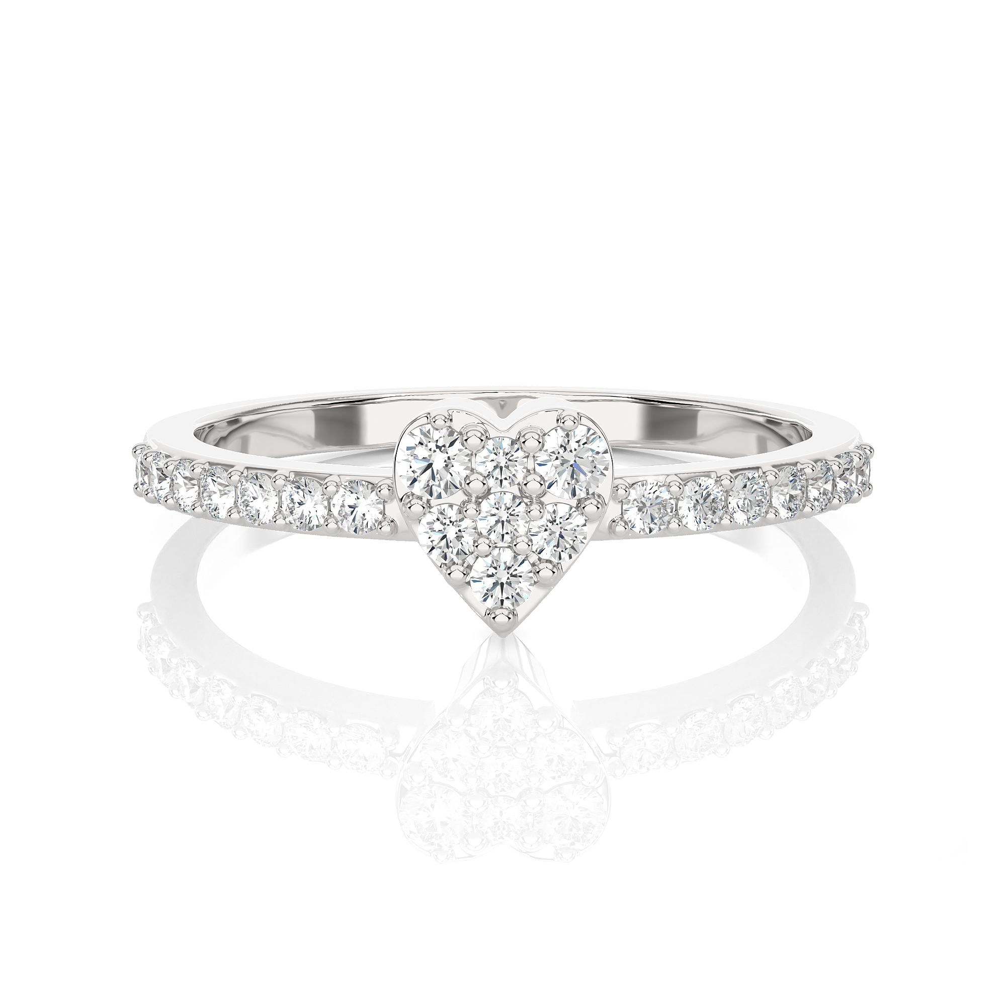 1/3 ctw Round Lab Grown Diamond Ring