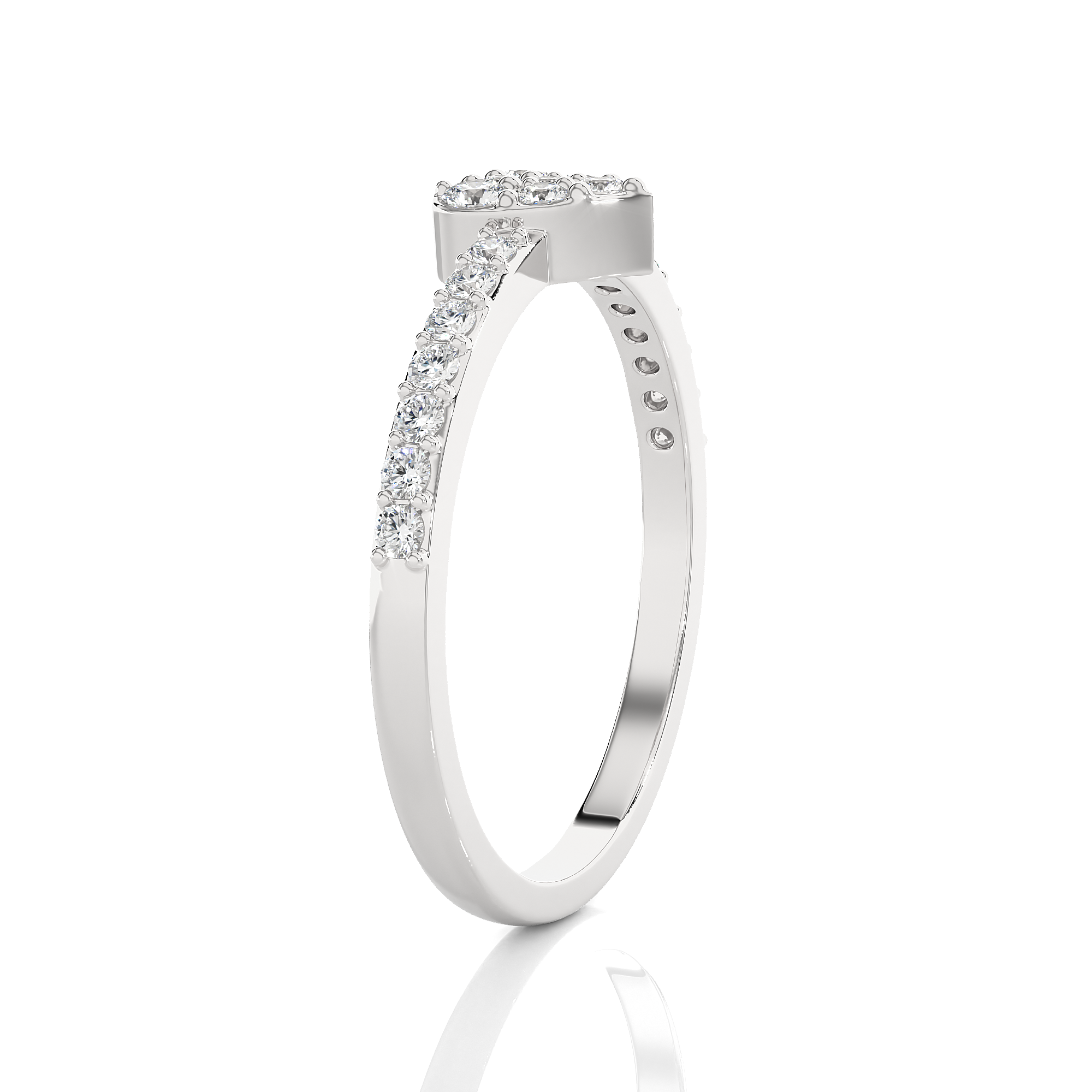 1/3 ctw Round Lab Grown Diamond Ring