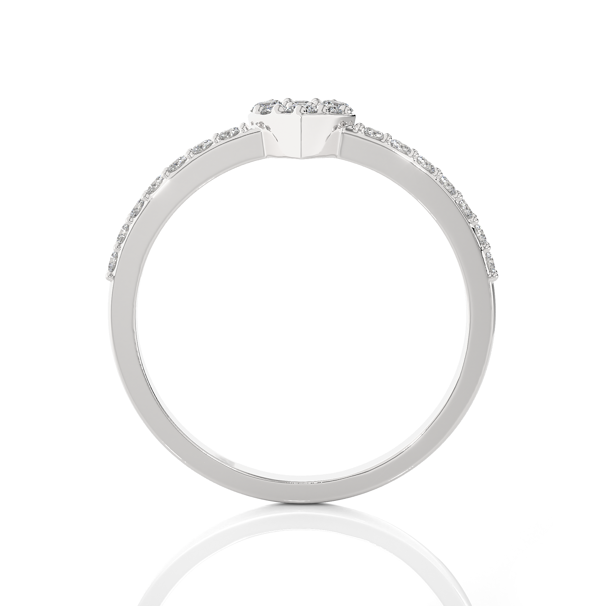 1/3 ctw Round Lab Grown Diamond Ring