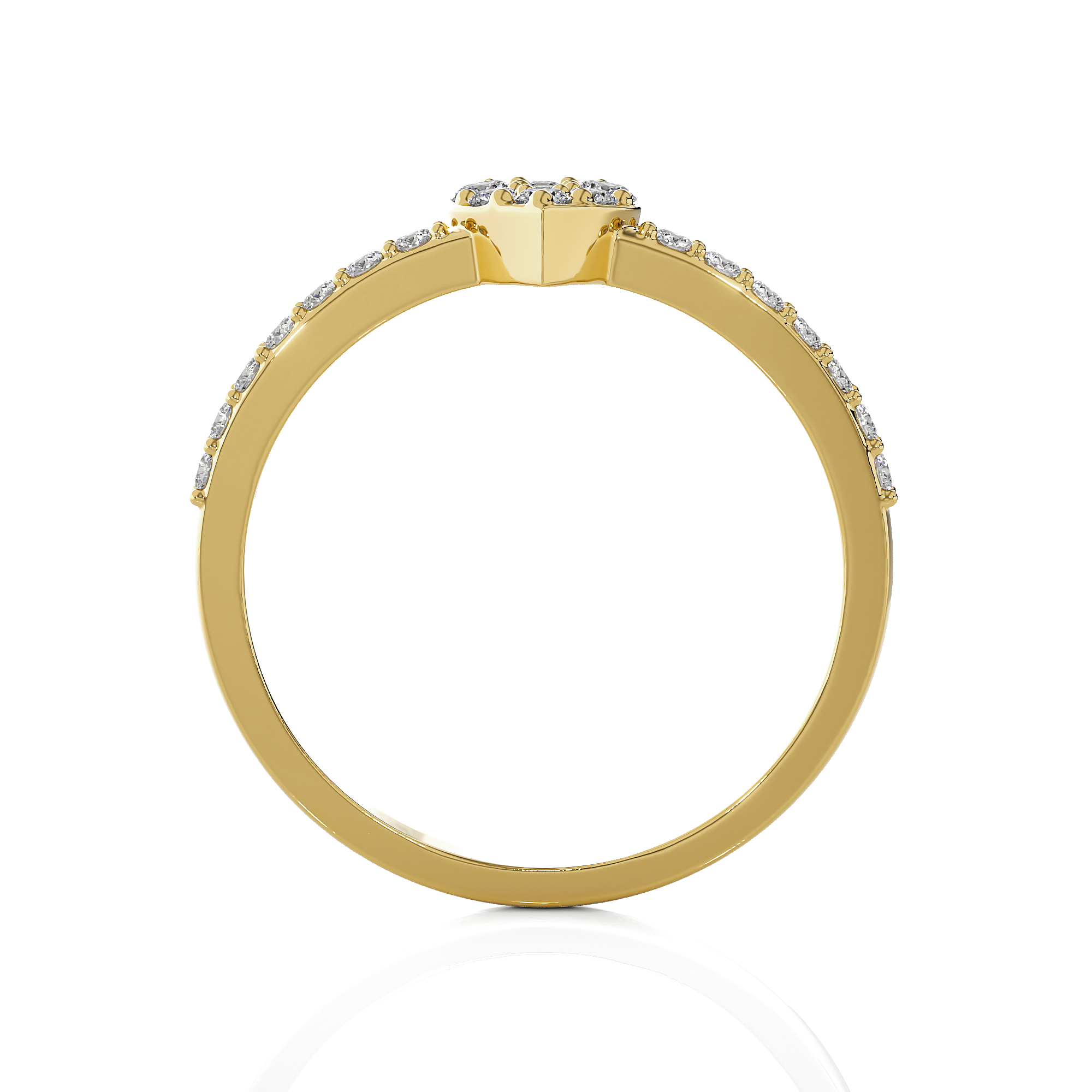 1/3 ctw Round Lab Grown Diamond Ring