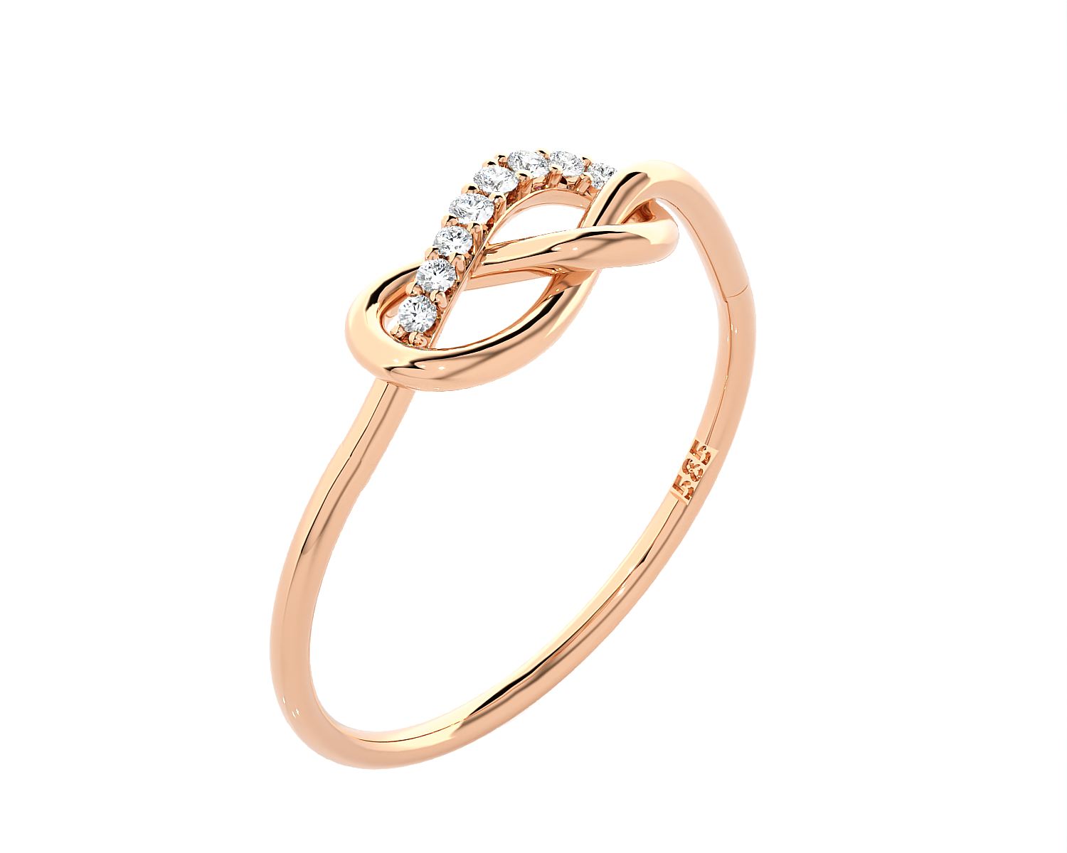1/10 ctw Round Lab Grown Diamond Ring