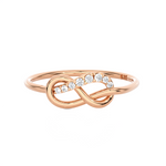 1/10 ctw Round Lab Grown Diamond Ring