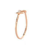 1/10 ctw Round Lab Grown Diamond Ring