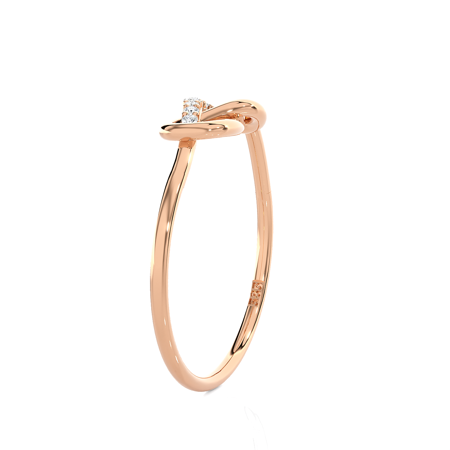 1/10 ctw Round Lab Grown Diamond Ring