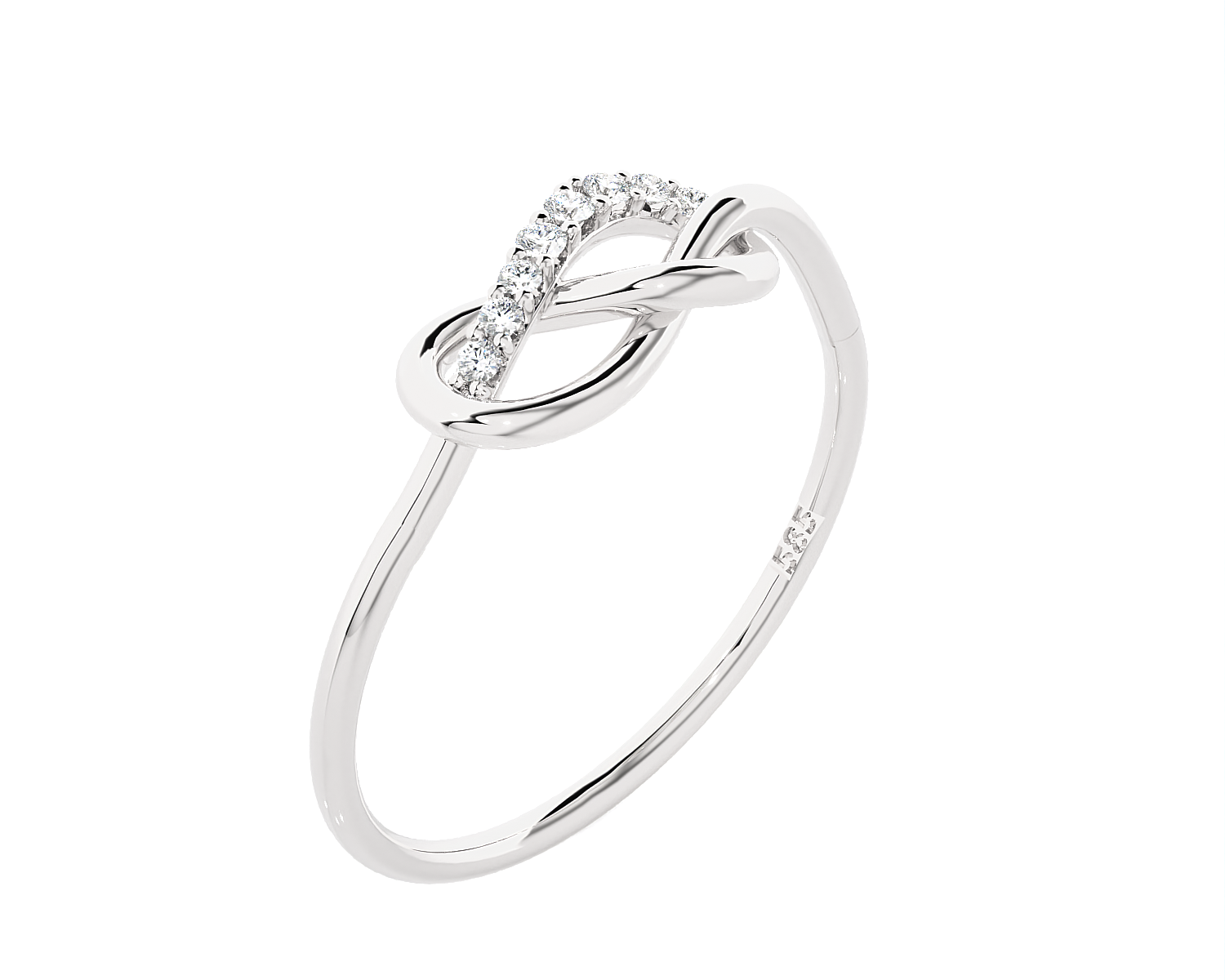 1/10 ctw Round Lab Grown Diamond Ring