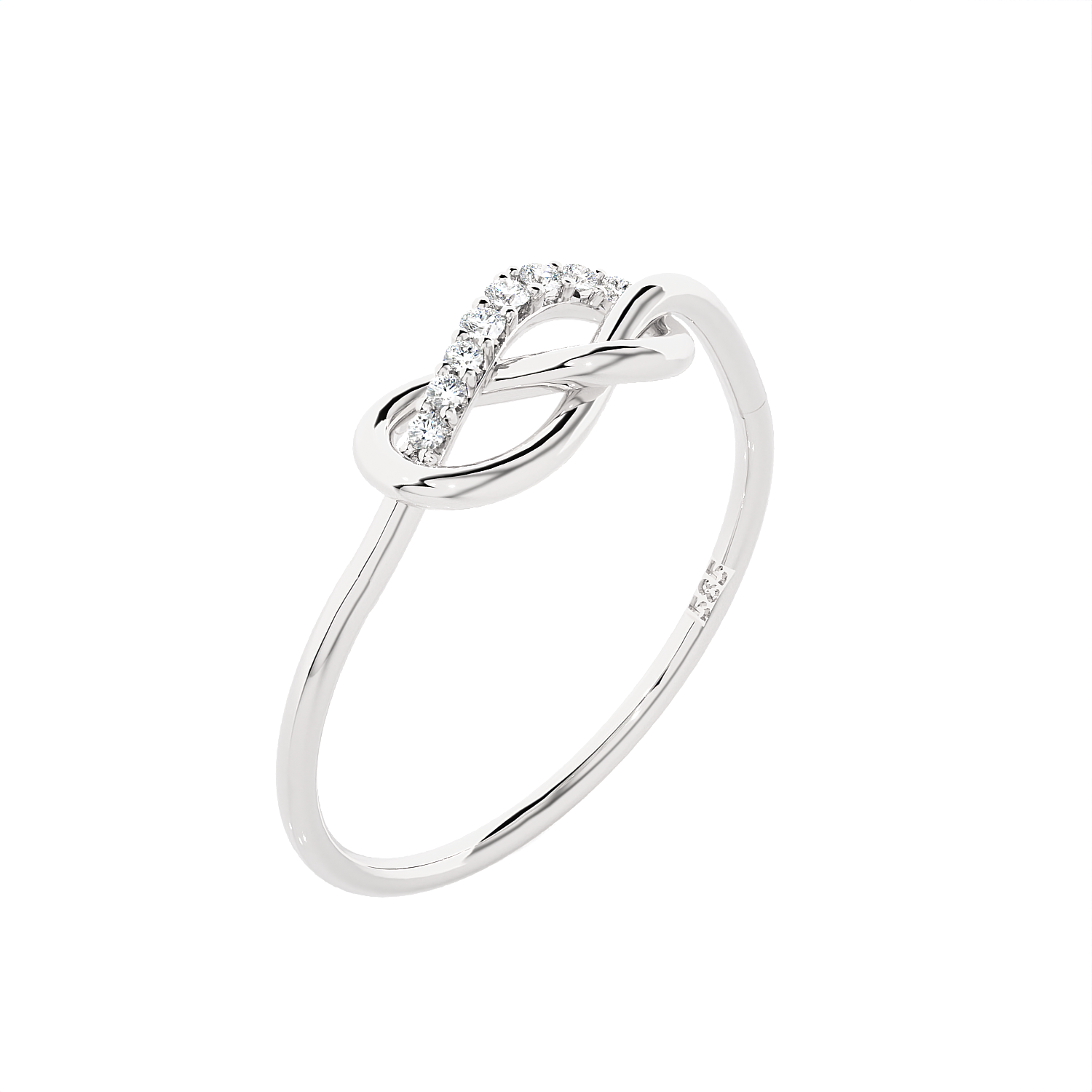 1/10 ctw Round Lab Grown Diamond Ring