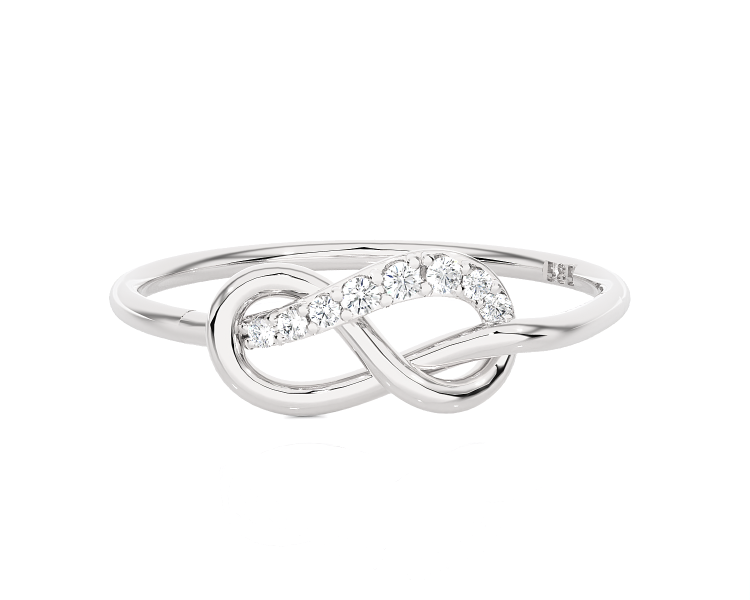 1/10 ctw Round Lab Grown Diamond Ring