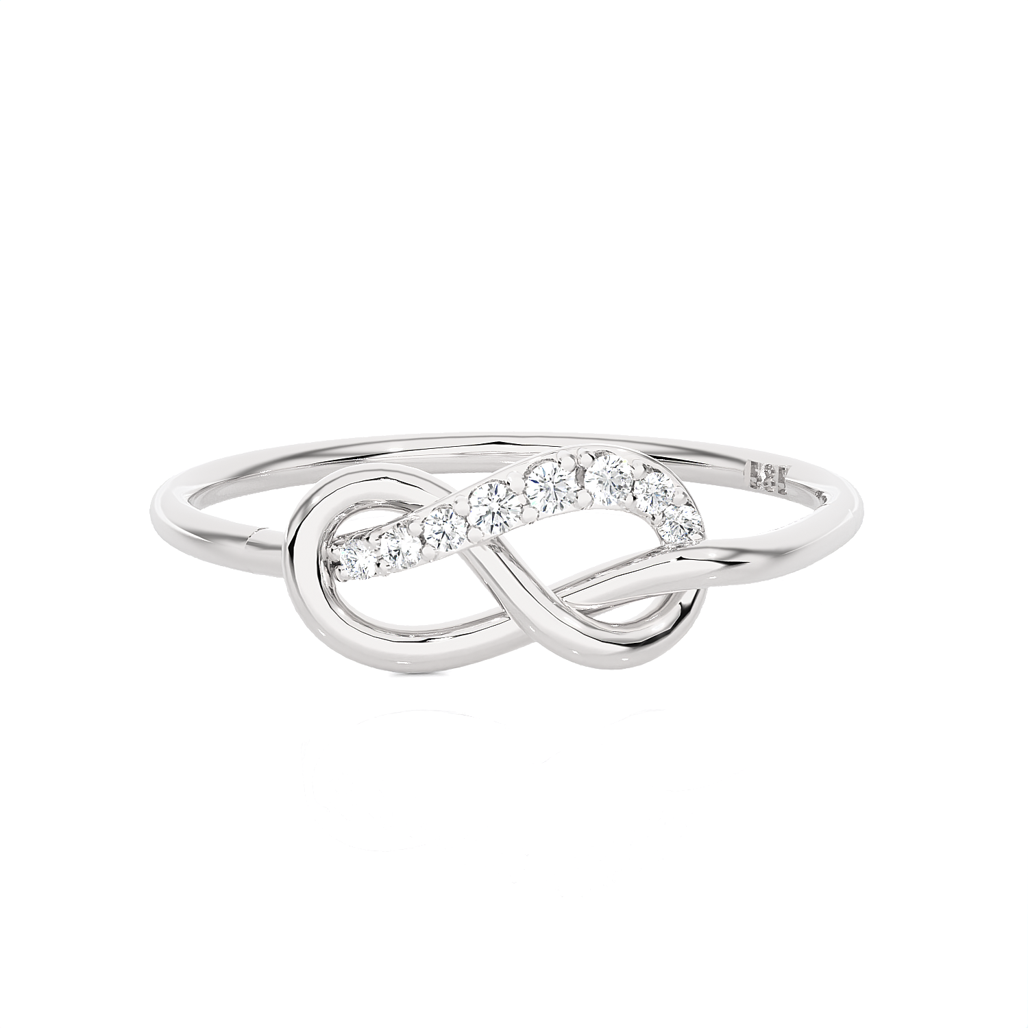 1/10 ctw Round Lab Grown Diamond Ring