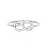 1/10 ctw Round Lab Grown Diamond Ring