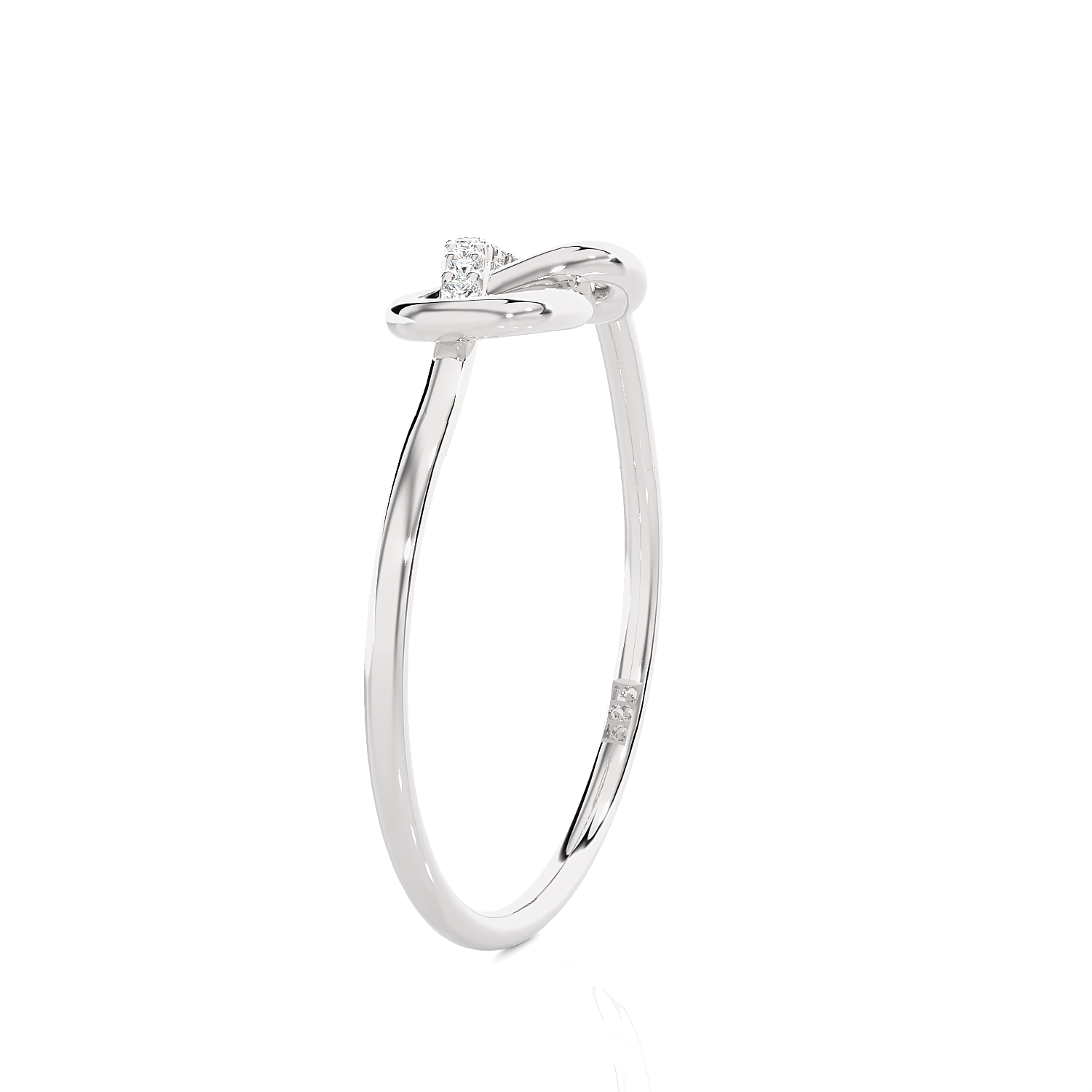1/10 ctw Round Lab Grown Diamond Ring
