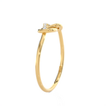 1/10 ctw Round Lab Grown Diamond Ring