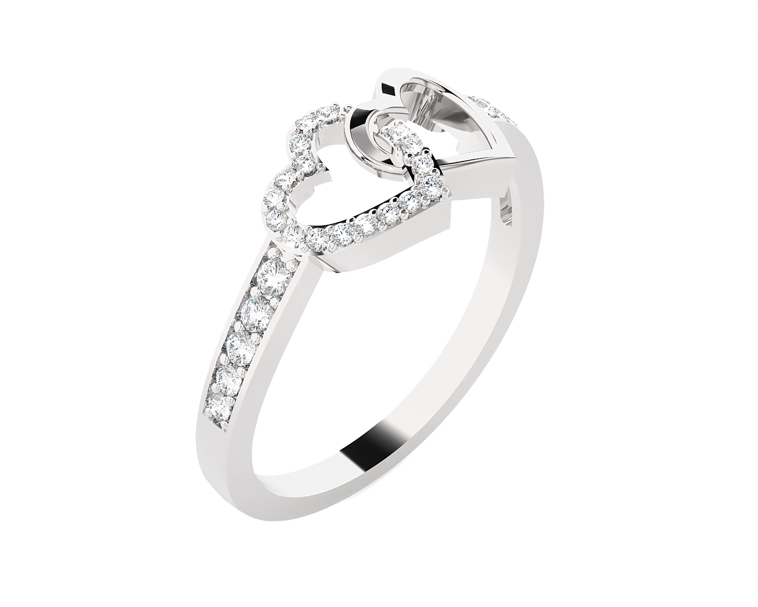 1/5 ctw Round Lab Grown Diamond Ring