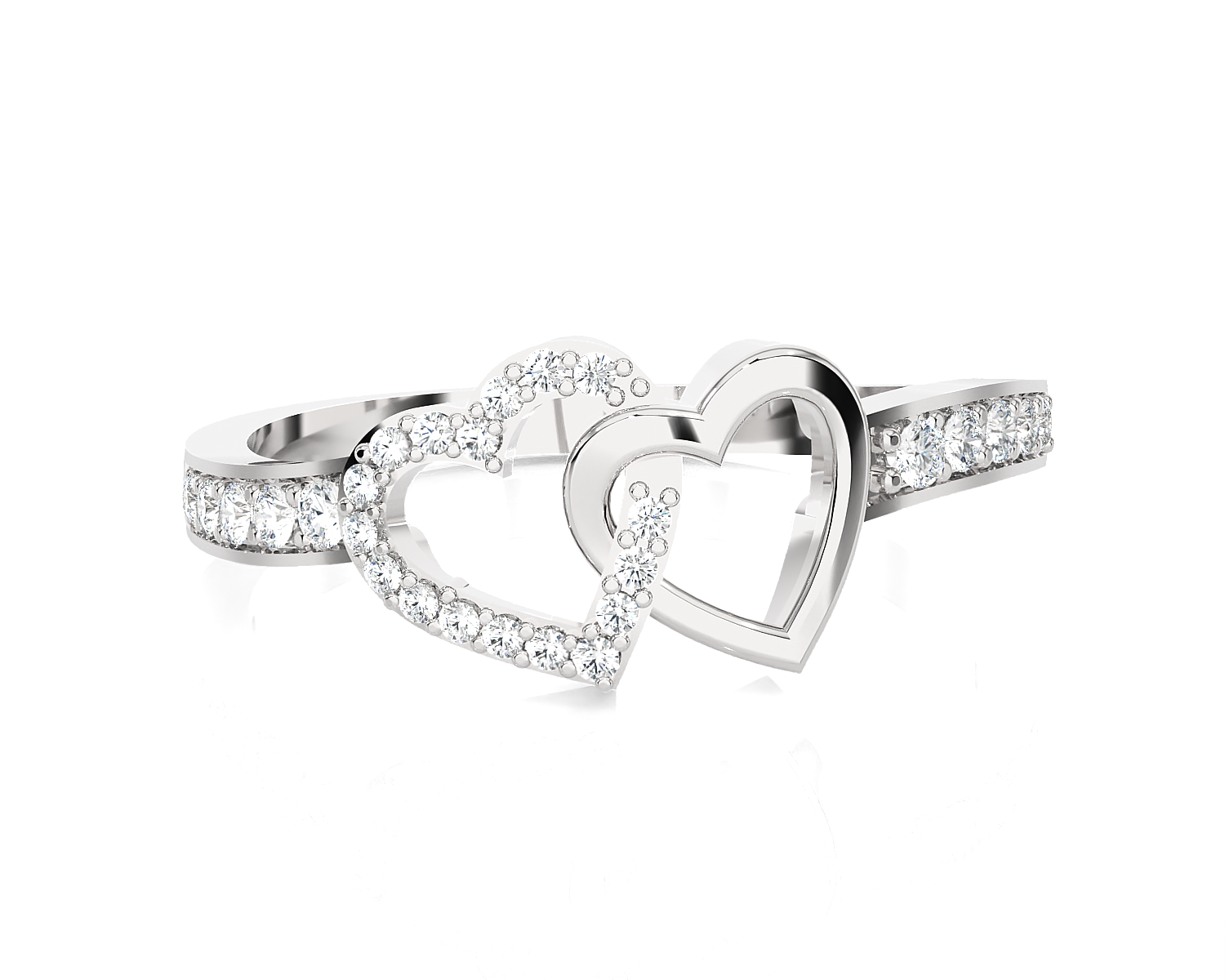 1/5 ctw Round Lab Grown Diamond Ring