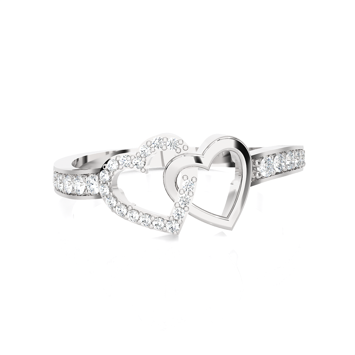 1/5 ctw Round Lab Grown Diamond Ring
