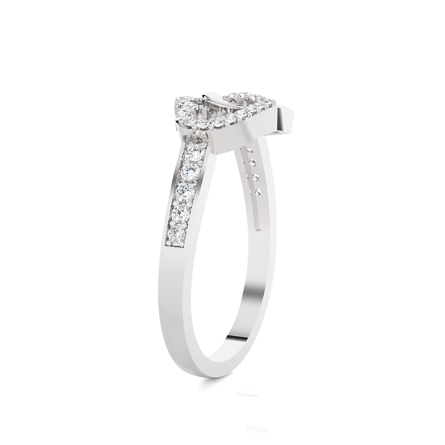 1/5 ctw Round Lab Grown Diamond Ring