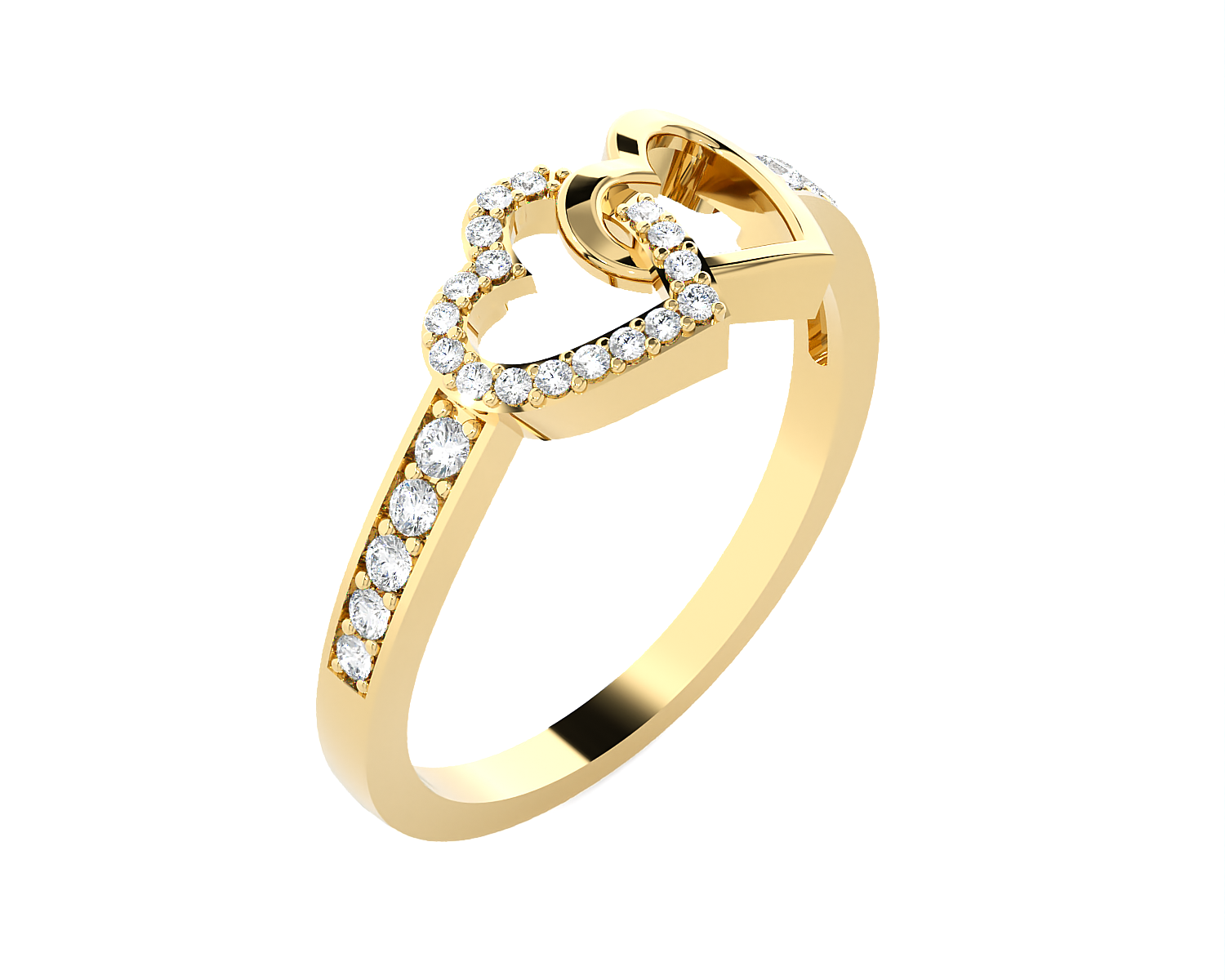 1/5 ctw Round Lab Grown Diamond Ring