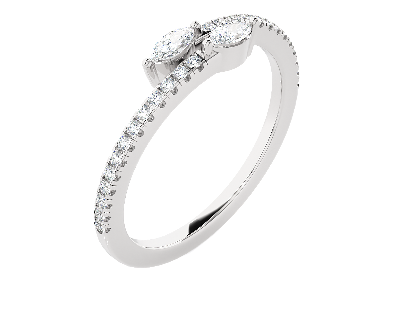 1/3 ctw Marquise Lab Grown Diamond Ring